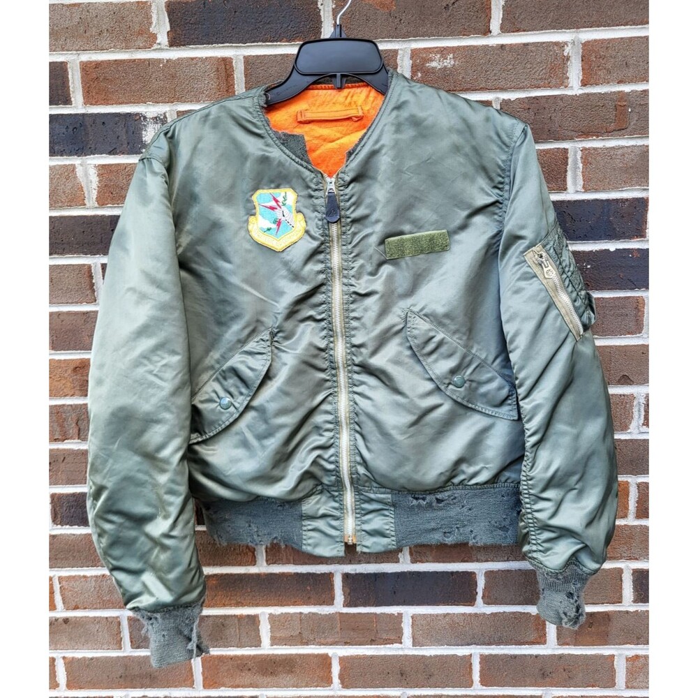 1970 Vietnam USAF L-2B Flight Jacket Size Medium Strategic Air Command
